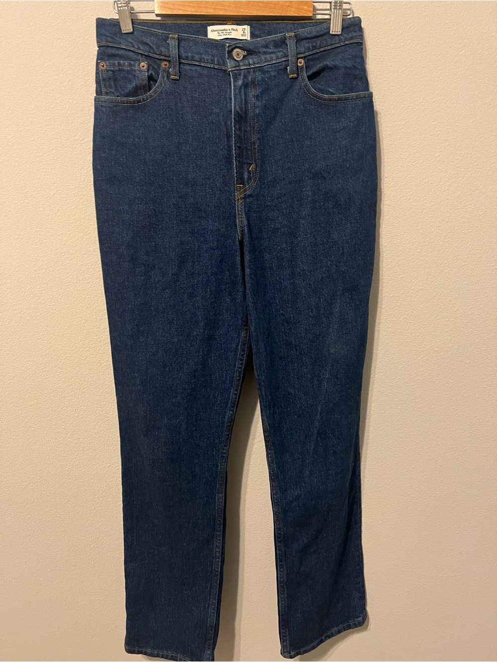 Abercrombie & Fitch The 90a Straight Ultra High Rise CURVE LOVE 29/8R